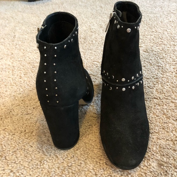 Sam Edelman Shoes - Sam Edelman Black Suede Studded Booties
